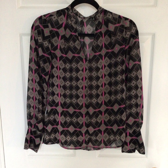 MEXX Metropolitan semi-sheer blouse - Picture 1 of 6